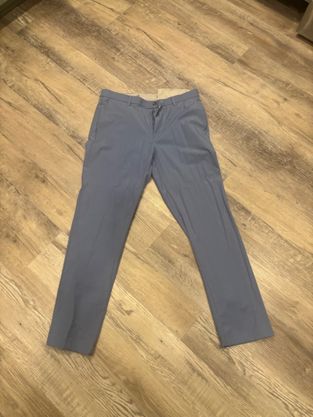 Men's Classic Straight Fit Pants - Slate Blue